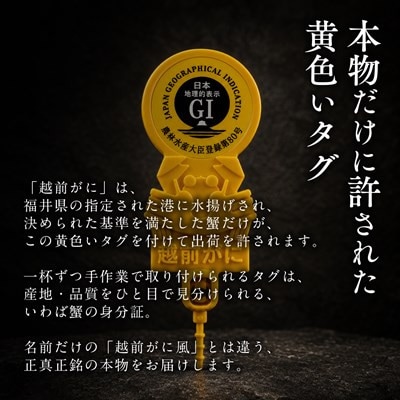 【さとふる限定】越前がに 茹で 600g以上