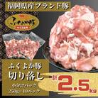 ふくよか豚切り落し2.5kg(250g×10パック)