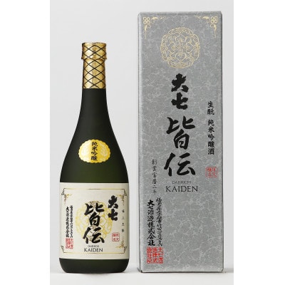 二本松の純米吟醸酒詰合せ(大七 皆伝、奥の松 遊佐、人気 黒人気、檜物屋 純米吟醸)720ml各1本
