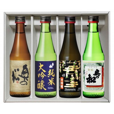 奥の松酒造　300ml×4種類　飲み比べセット
