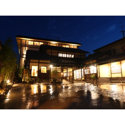 岳温泉1泊2食付き　ジュニアスイート　ペア宿泊券(旅籠ふじ乃)平日