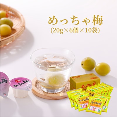 めっちゃ梅20g×6個×10袋