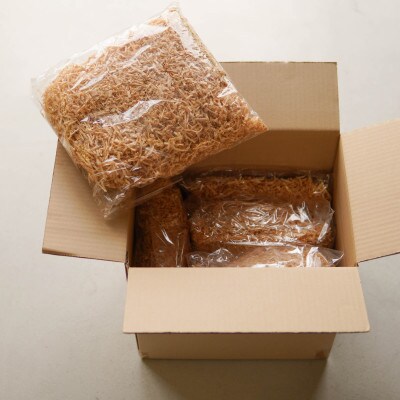 向井製材所の挽きたて木くずset　200g×5set　計1kg入り