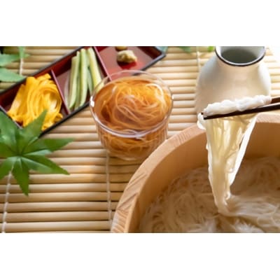 【宵ごねづくり】　『神杉』　『緒環』　『誉』　三輪素麺まるごとギフト　1.5kg