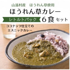 山添村の“ほうれん草カレー"6食セット