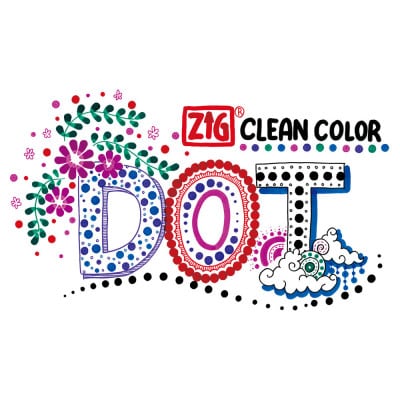 ZIGクリーンカラードット　24色セット(TC-6100/12V,6V,TC-8100/6V)