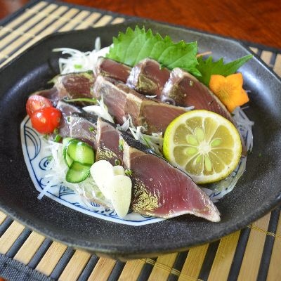 土佐の藁焼鰹たたき(食べきりサイズ) [0984]