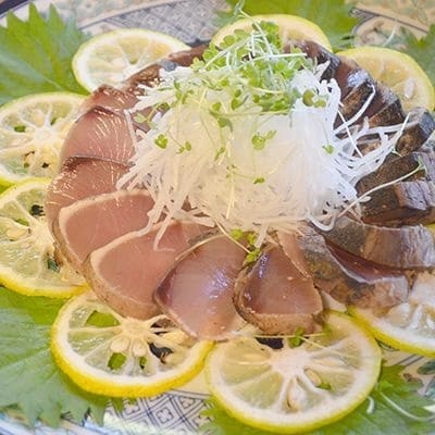 土佐沖 獲れ 天然 ぶり 藁焼き たたき 約840g(7～8個)[0994-4]