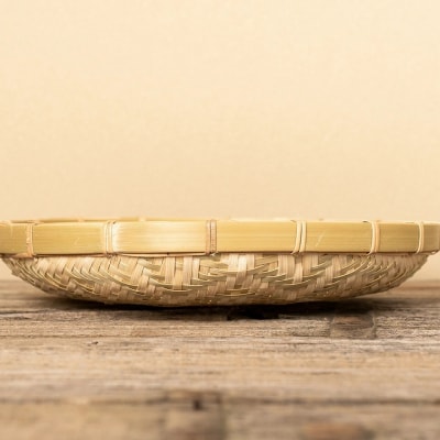 竹製手編みザル(M) [1071]