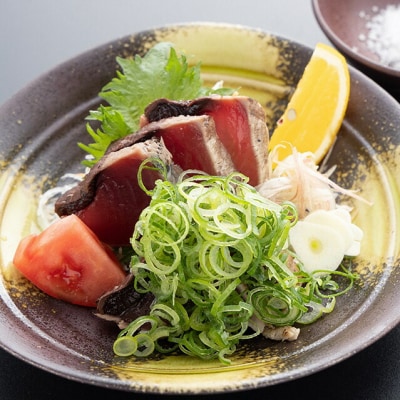 藁焼き 鰹 たたき 2節セット(鰹フレーク付) 高知県 黒潮町 土佐佐賀水産 [1553-3]