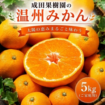 成田果樹園の温州みかん5kg (ご家庭用) [1832]