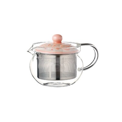 【波佐見焼】SS茶こしガラスポット ガーデンP 【西海陶器】 1 12790