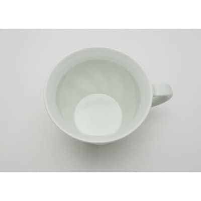 【波佐見焼】手彫りのマグカップ 斜め彫り 【西海陶器】1 73422