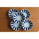 【波佐見焼】φ20×6cm多用鉢5個組藍染十草【西海陶器】5　32560