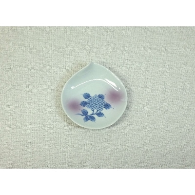 【波佐見焼】お寿司・お刺身の醤油皿5枚組 あじさい  【西海陶器】 5 86293