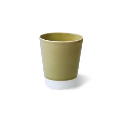 【波佐見焼】es cup 織部釉 〈M〉【西海陶器】5　47104