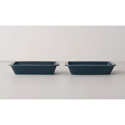 【波佐見焼】18.5×9.5×3.5cmオーブン耐熱鉢2個組　B・M 2 17454