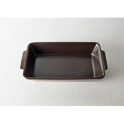 【波佐見焼】18.5×9.5×3.5cmオーブン耐熱鉢2個組　BR・M 2 17457