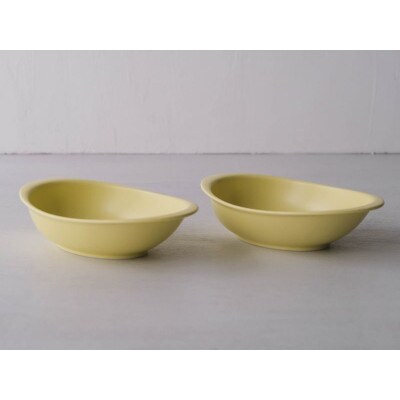 【波佐見焼】22.5×14×5.5cmオーブン耐熱鉢2個組　Y・L 2 17293