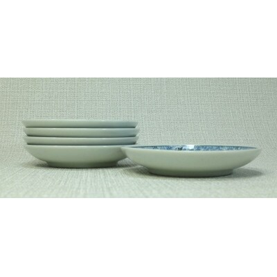 【波佐見焼】φ9.5×1.5cm小皿5枚組　唐草 5 19186