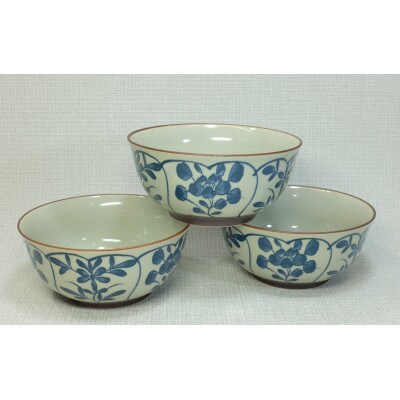 【波佐見焼】φ14×6.5cm小ぶり丼 立花 3 32955