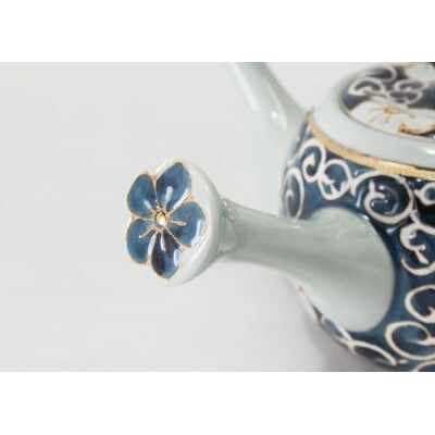 【波佐見焼】茶器セット 唐草桔梗　1 55547