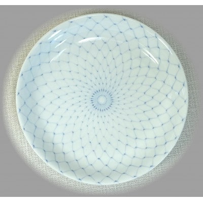 【波佐見焼】φ10.5cmの小皿5枚組  網絵   5 23146