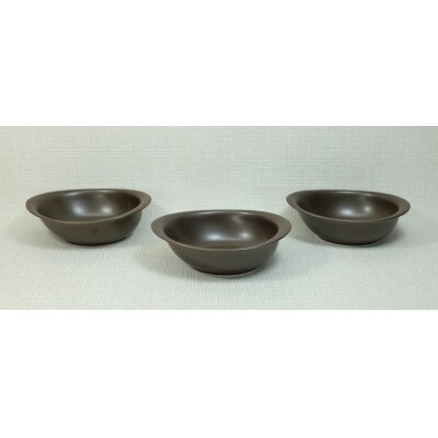【波佐見焼】15×12×4.5cm楕円オーブン鉢3個組BRS 3 37661