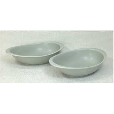 【波佐見焼】18×13.5×5.5cm楕円オーブン鉢2個組GRM 2 37659