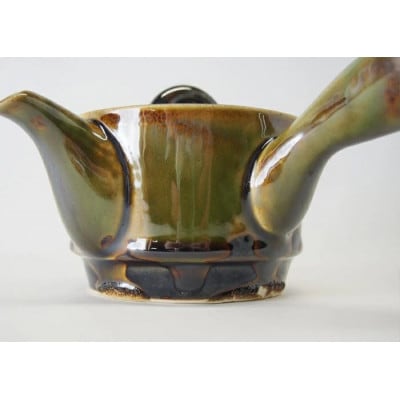 【波佐見焼】300mlSS茶こし急須　クルミ 1　13832