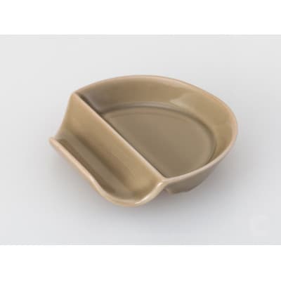 【波佐見焼】箸置きにもなる豆小皿　ハンゲツ smart豆小皿 栗　5個組【西海陶器】5　25268