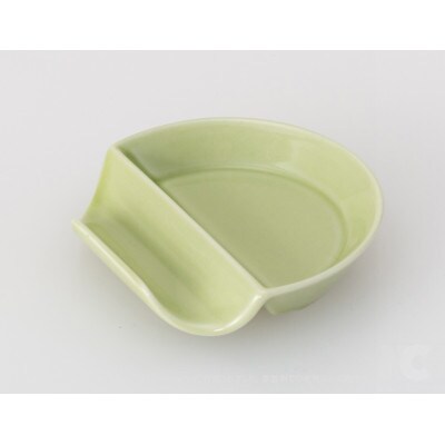【波佐見焼】箸置きにもなる豆小皿　ハンゲツ smart豆小皿 草　5個組【西海陶器】5　25267