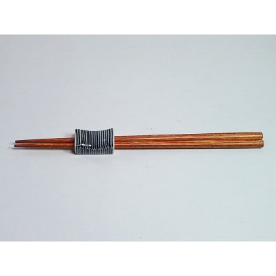 【波佐見焼】手描きの箸置き　細十草 箸やすめ　5個組【西海陶器】5　25385