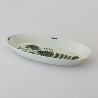 【波佐見焼】olive 幅24cm バゲットプレート ロブスター【西海陶器】1　25643