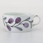 【波佐見焼】径11.5cmのフードマグ olive 紫【西海陶器】1　25606