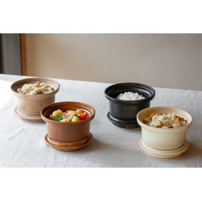 【波佐見焼】ポタリ―クッカー(グレージュ)煮込む・炊く・焼く・蒸す・燻すに【西海陶器】1 25616