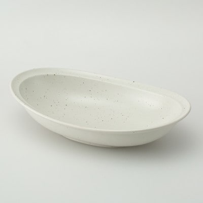 【波佐見焼】リム オーバルボウル ナチュラル【西海陶器】1 25639