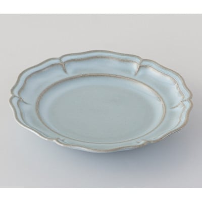【波佐見焼】オンブル プレートM シエル(径18.5×3cm)【西海陶器】1 25700