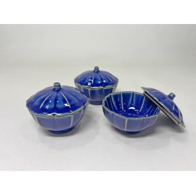 【波佐見焼】オンブル ケース ロイヤル3個組(径6.5×5.5cm)【西海陶器】3 25697