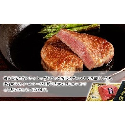 長崎和牛 出島ばらいろ シャトーブリアンブロック　約1kg