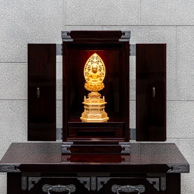 仙台箪笥 仙台厨子 二枚扉 木地呂漆調