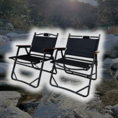 FOLDING CHAIR MB 黒色2脚