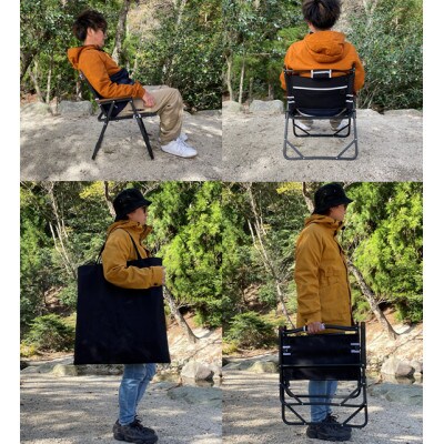 FOLDING CHAIR MB 黒色2脚
