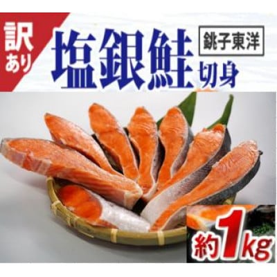 【訳あり】塩銀鮭　切身(冷凍)1切れ80g　計約1kg　銚子東洋の規格外