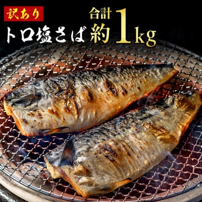 トロ塩さば　1kg　訳あり