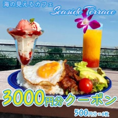 Seaside Terraceの食事券3,000円分(500円券6枚綴り)