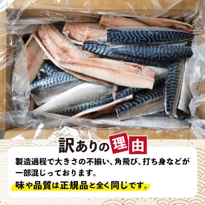 【訳あり】定塩ノルウェーさばフィレ約2.0kg