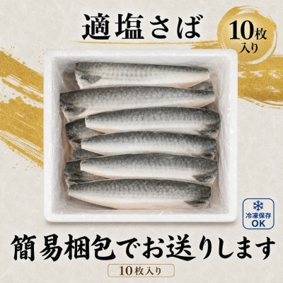 適塩さば 10枚