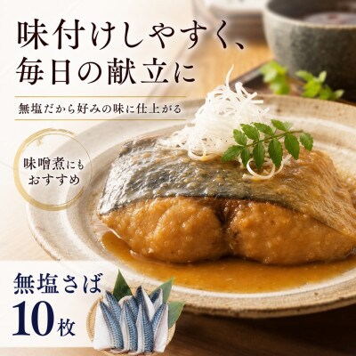 無塩さば 10枚