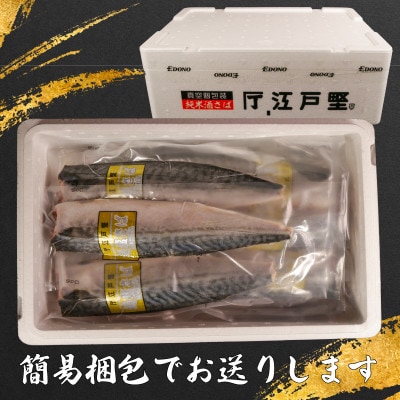 適塩さば・純米酒仕込(真空)　12枚入